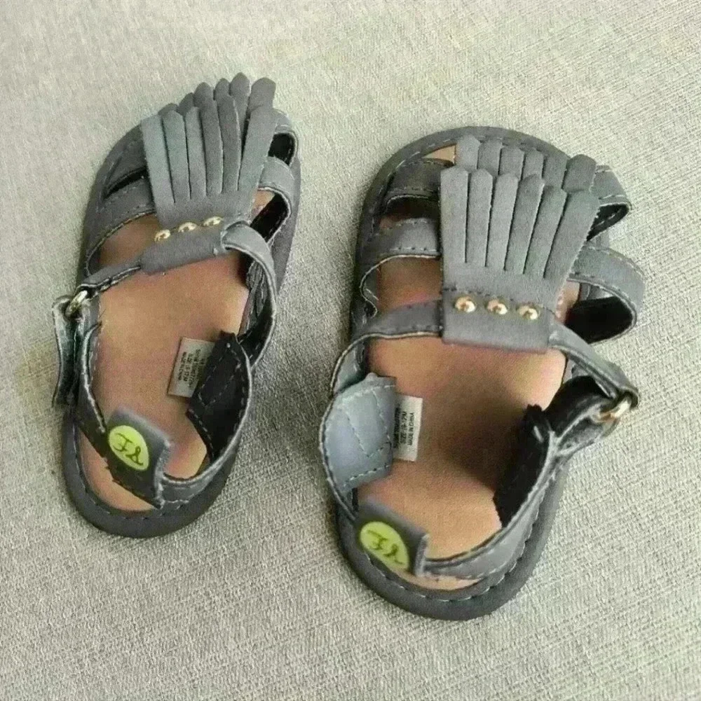 First Step Girls Sandals Size 9-12 Months Baby Sandals Stepping Stones Shoes